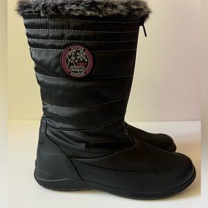 Woman’s Rain/Snow - Weatherproof Black Winter Boots